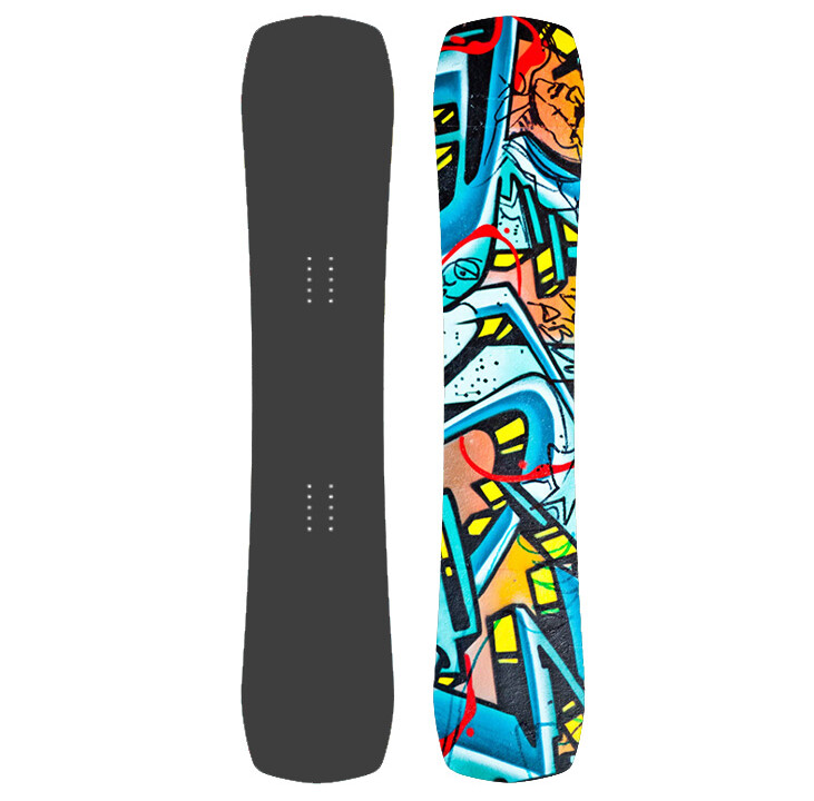 Custom Design All Mountain Sandwich Snowboard