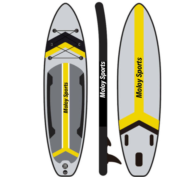 Prancha de remo inflável personalizada Drop Stitch para pesca e surfe